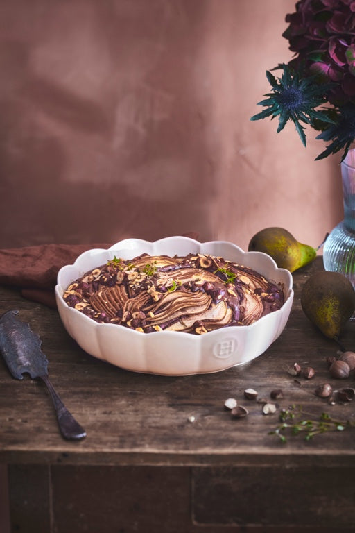 Emile Henry Madeleine Schaal Gegolfd - Ø270mm - Argile