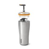 Black+Blum Thermo Reisbeker 0.6 Liter Oranje - Vak & lekvrij, warm & koud In één