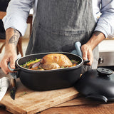 Emile Henry Kookpan ovaal Delight - 4.5Ltr - Slate