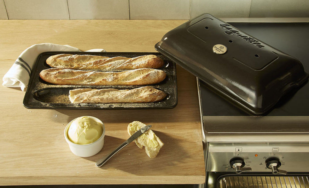 Emile Henry Baguettesvorm - 390x240mm - Fusain