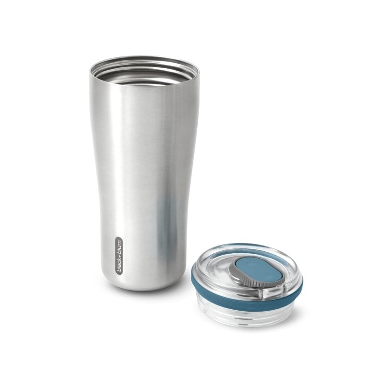 Black+Blum Thermo Reisbeker 0.6 L Blauw - Vak & lekvrij, warm & koud In één