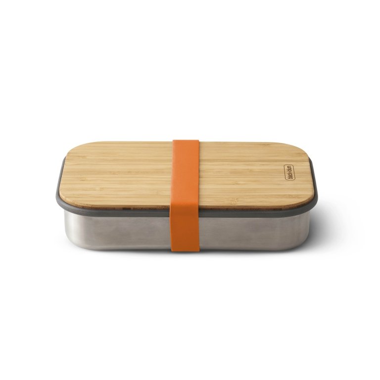 Black+Blum Broodtrommel – Oranje - 223×150×52 mm | Stijlvol, duurzaam & multifunctioneel
