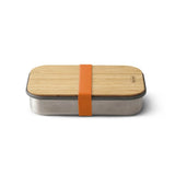 Black+Blum Broodtrommel – Oranje - 223×150×52 mm | Stijlvol, duurzaam & multifunctioneel