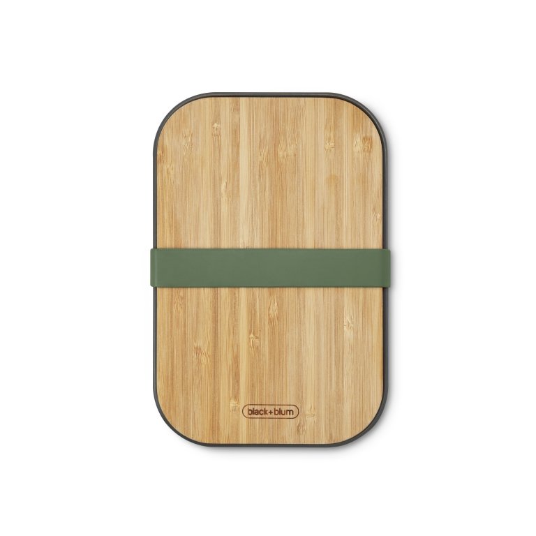 Black+Blum Broodtrommel - Groen - 223×150×52 mm | Stijlvol, duurzaam & multifunctioneel