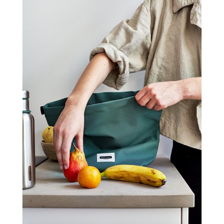 Black+Blum Lunchtas Gerecycled PET 6,7 L – Groen | Lichtgewicht, Lekvrij & Duurzaam
