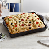 Emile Henry Focaccia - 405x320x70mm - Fusain