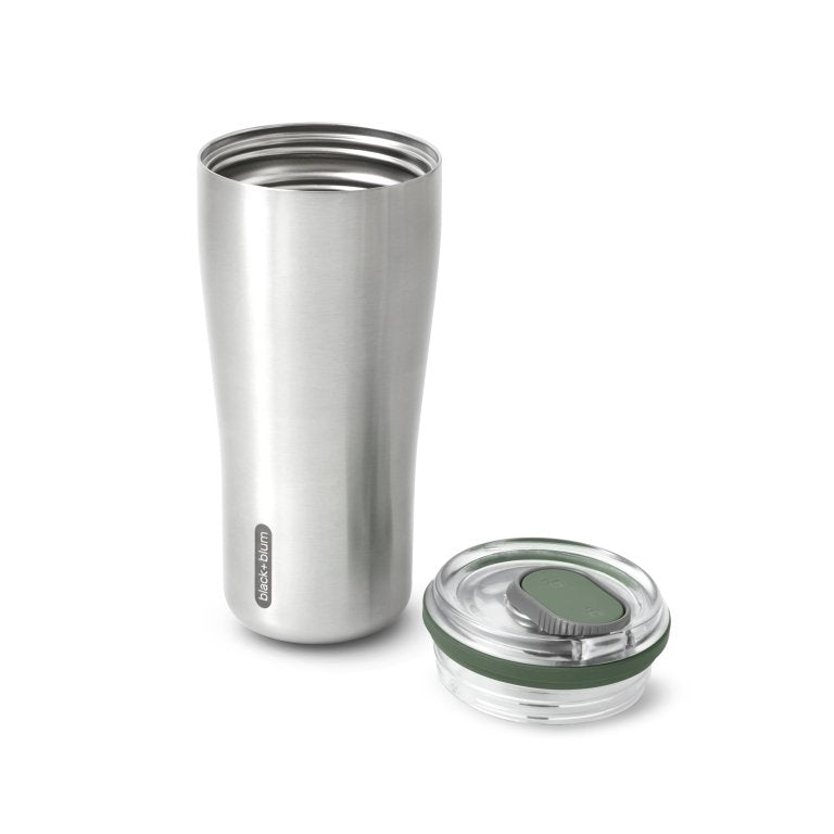 Black+Blum Thermo Reisbeker 0.6 L Groen - Vak & lekvrij, warm & koud In één