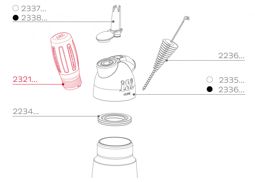 iSi Patroonhouder Easy/Dessert Whip