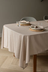Walra Tafellaken Lovely Linen - 140x240cm - Naturel