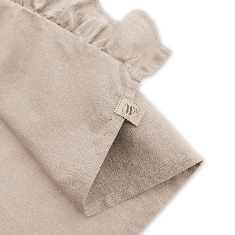 Walra Keukenset Lovely Linnen Ruffles Grijs – 3-delig – Elegant & Natuurlijk