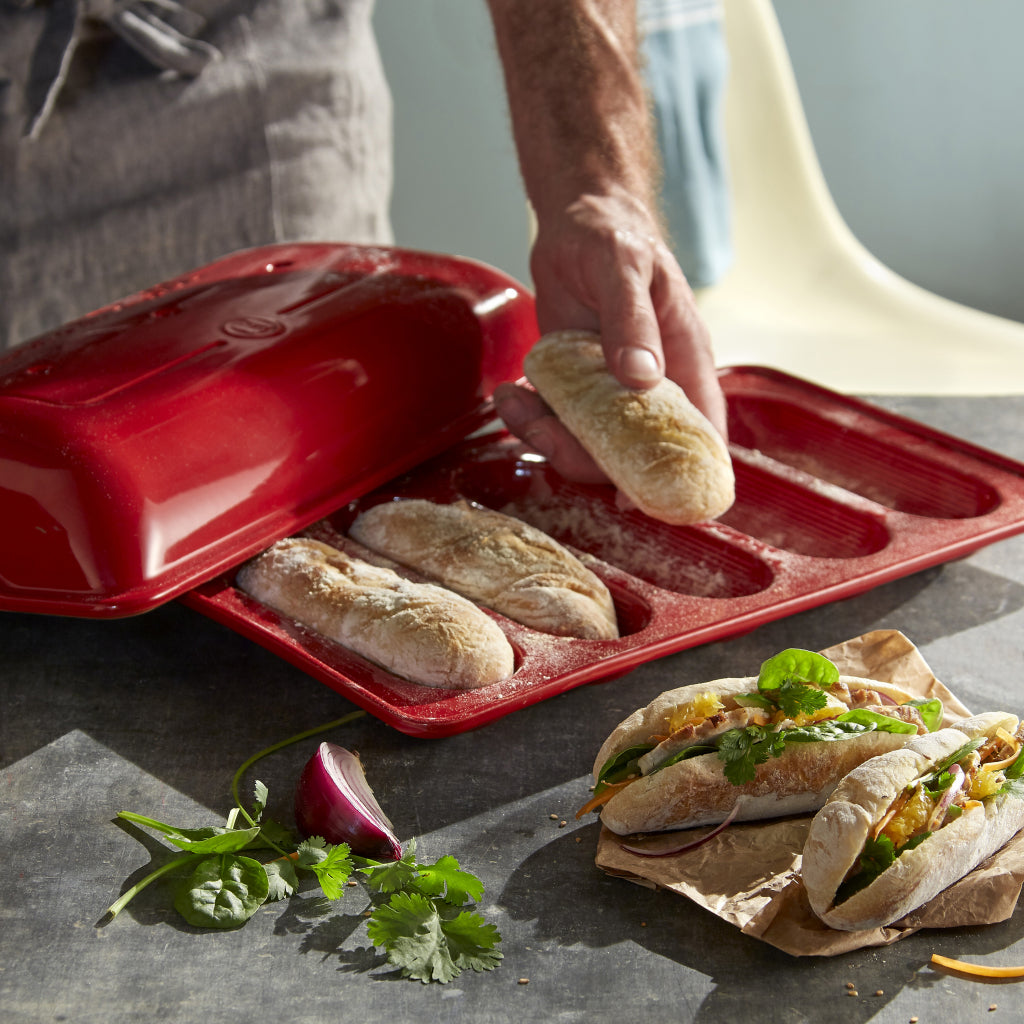 Emile Henry Baguettesvorm mini - 390x230mm - Grand Cru