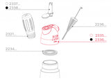iSi Kopstuk compleet Easy Whip - Wit