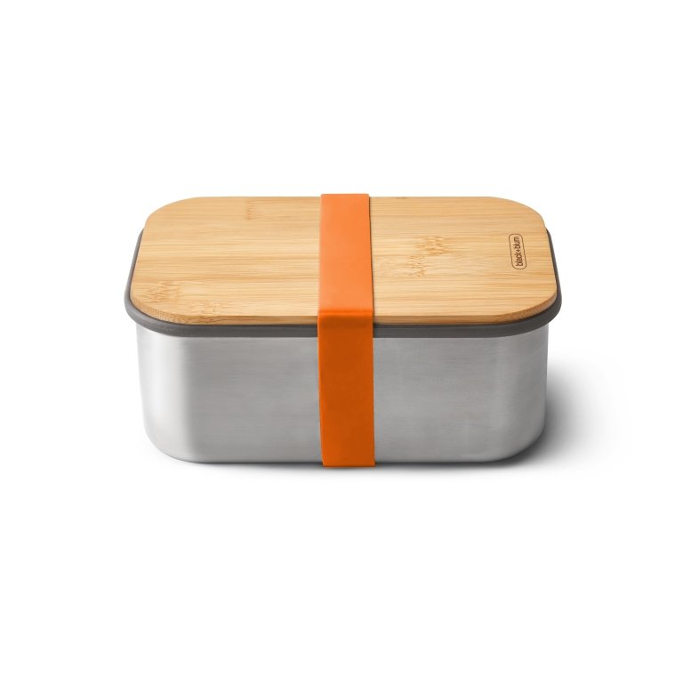 Black+Blum Broodtrommel - Oranje - 190 × 135 × 75 mm | Duurzaam, Lekvrij & Multifunctioneel