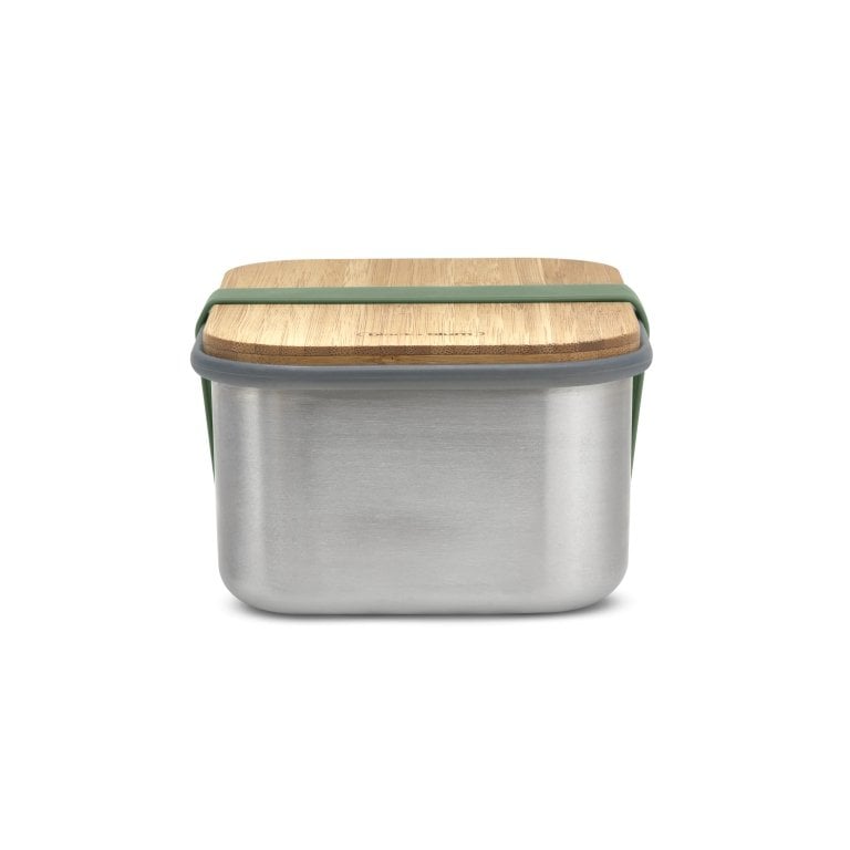 Black+Blum Broodtrommel - Groen - 190 × 135 × 75 mm | Duurzaam, Lekvrij & Multifunctioneel