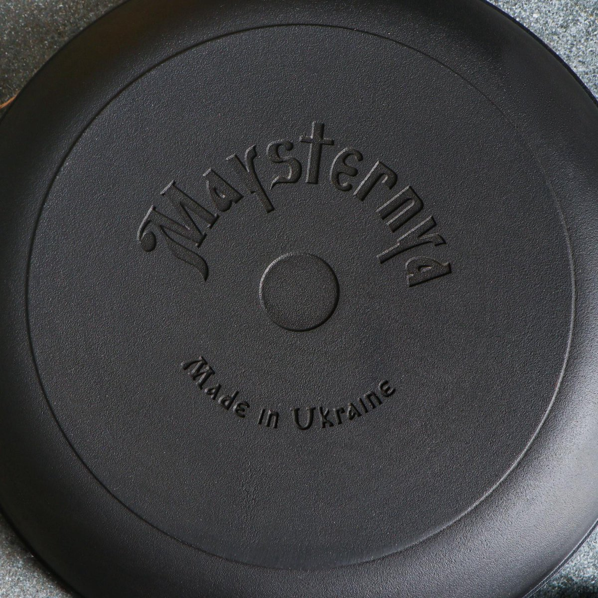 Maysternya Gietijzeren Barbecuepan met handvaten - Ø 28 x 6 cm