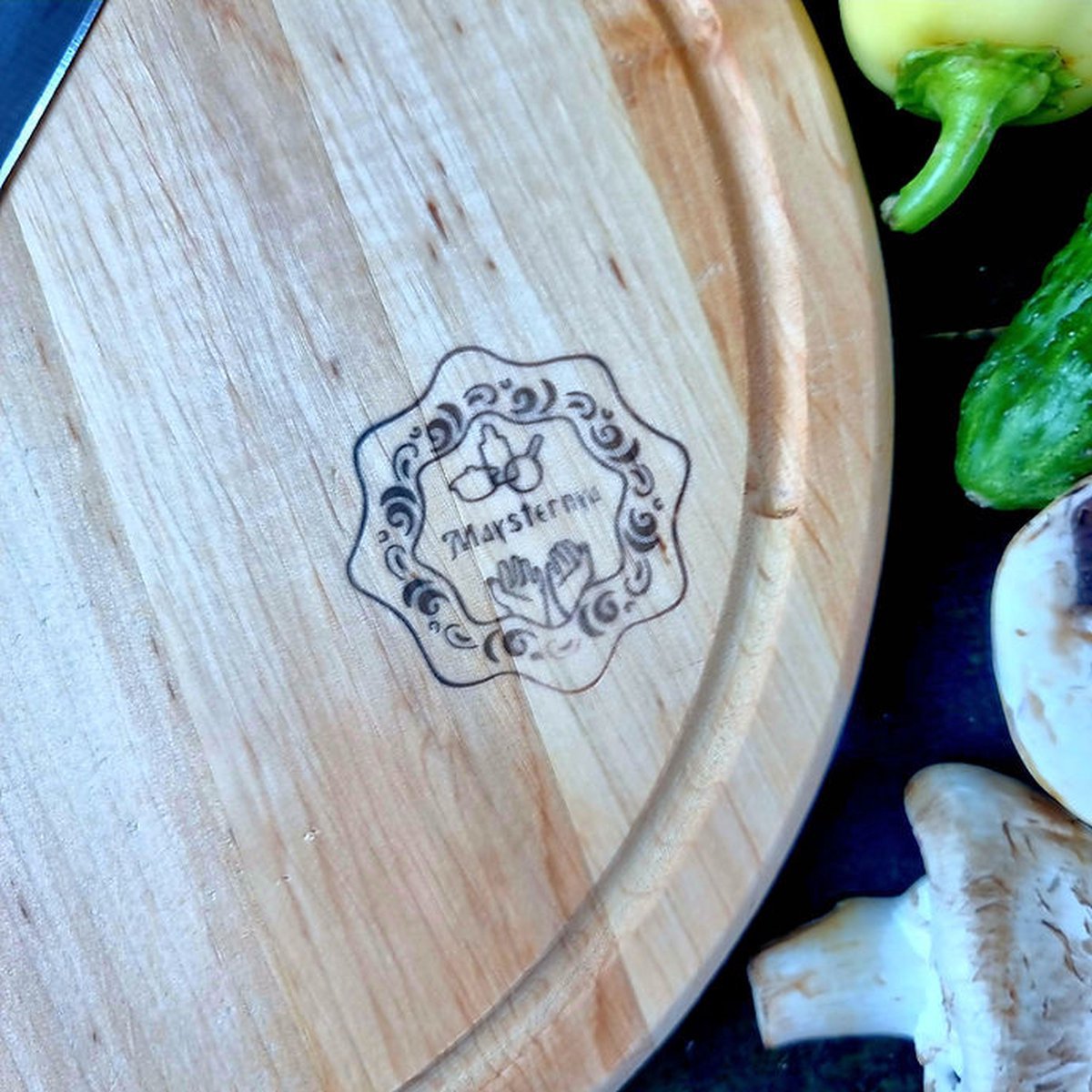 Houten Pizzaplank - Ø 35 x 1.5 cm