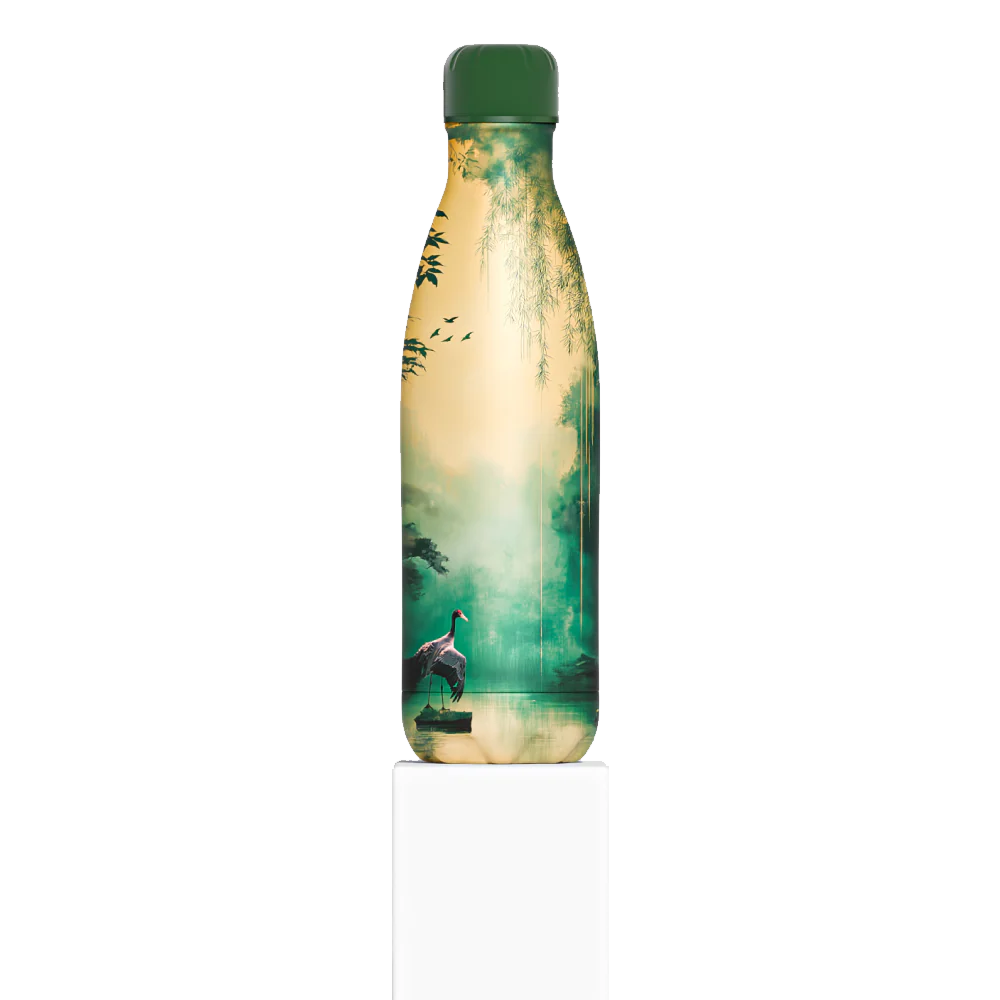 IZY Drinkfles - Bamboo Glow | Duurzame Thermofles 500ML - Magical Japan