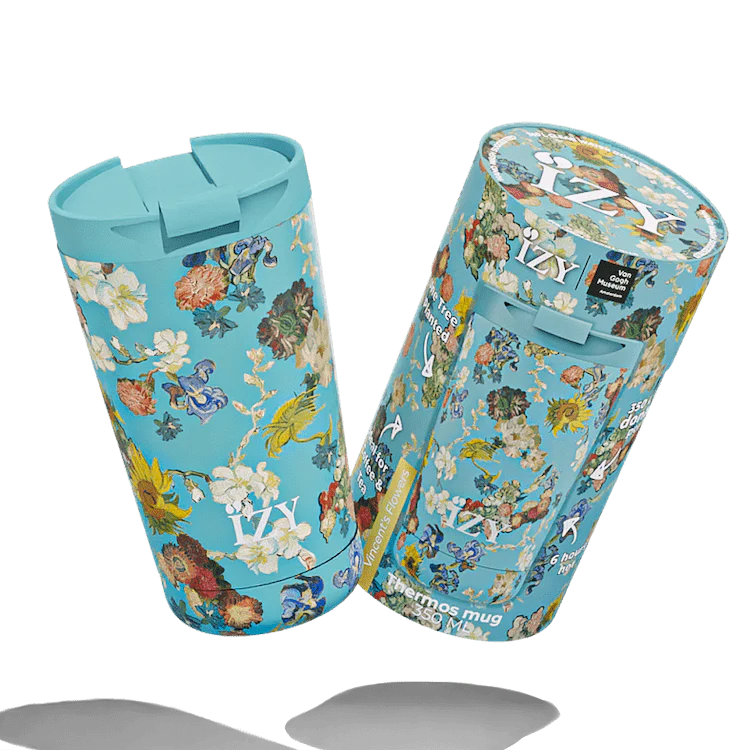 IZY Thermomok - Vincent's Bloemen | Kunstzinnige Koffiebeker To Go 350ML- The Artists