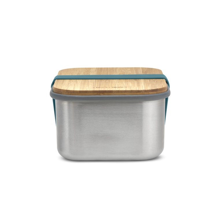 Black+Blum Broodtrommel - Blauw - 190 × 135 × 75 mm | Duurzaam, Lekvrij & Multifunctioneel
