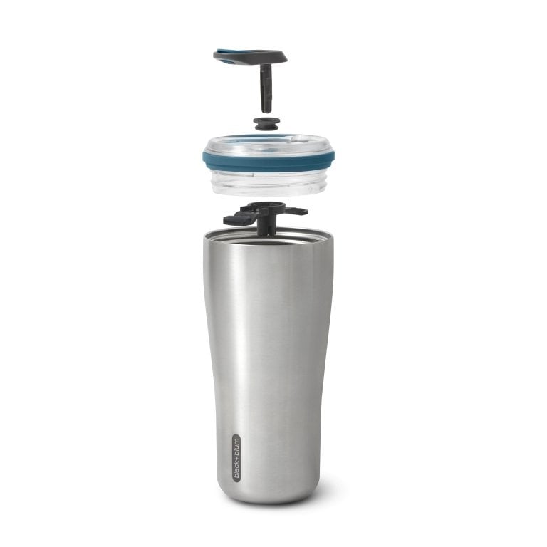 Black+Blum Thermo Reisbeker 0.6 L Blauw - Vak & lekvrij, warm & koud In één