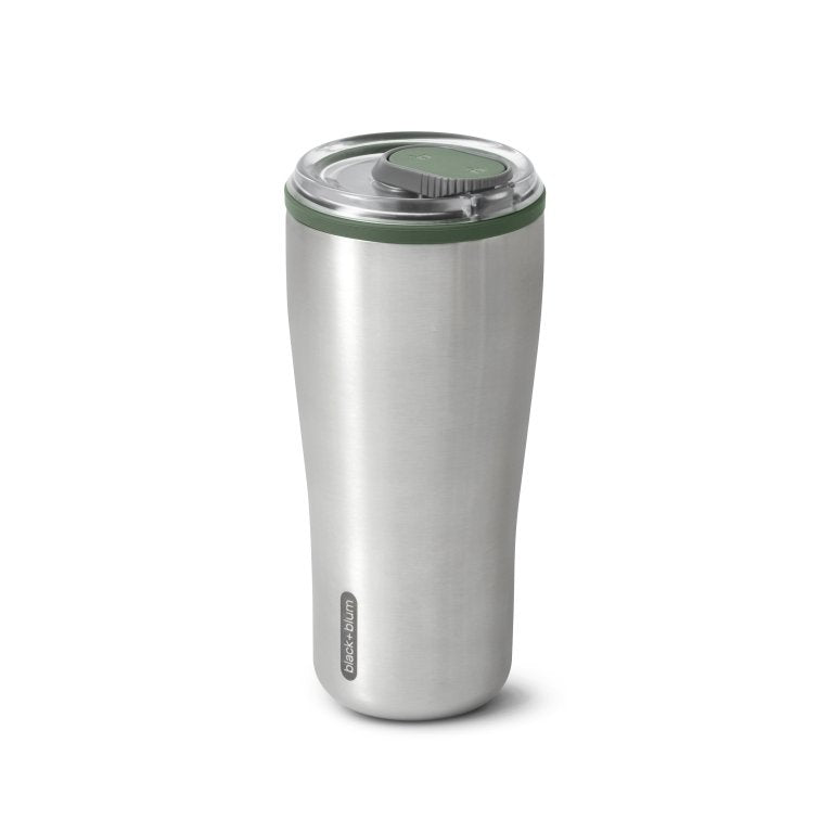 Black+Blum Thermo Reisbeker 0.6 L Groen - Vak & lekvrij, warm & koud In één