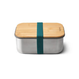 Black+Blum Broodtrommel - Blauw - 190 × 135 × 75 mm | Duurzaam, Lekvrij & Multifunctioneel